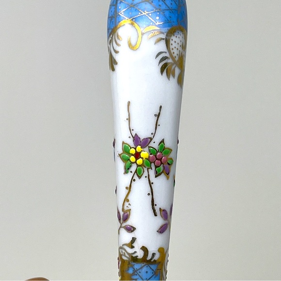 Vintage A.E. Lewis & Co Carving Knife Porcelain Handle Stainless Steel England - Picture 11 of 15